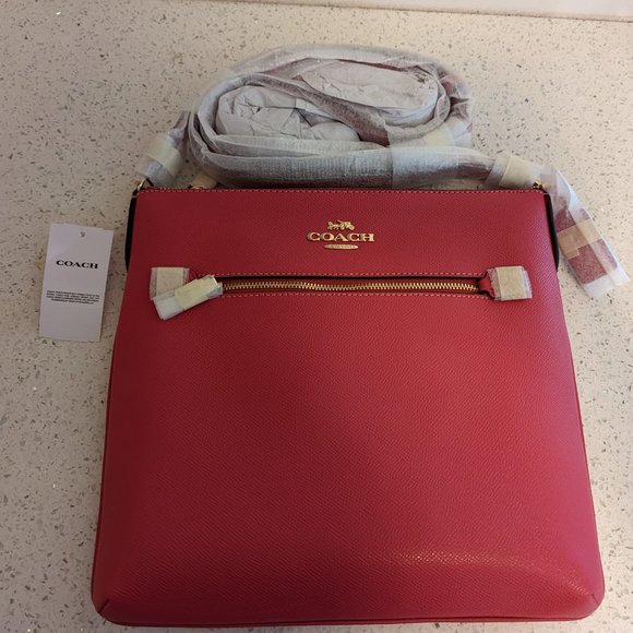 Purse Coach NWT Rowan file bag - Picture 4 of 4